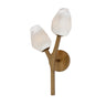 ET2 Blossom 2-Light LED Wall Sconce Natural Aged Brass