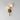 ET2 Blossom branched frost glass wall sconce, Natural Aged Brass, alternate view