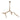 ET2 Blossom 5-Light LED Pendant Natural Aged Brass