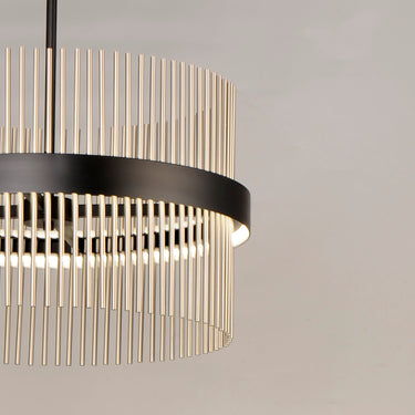 ET2 Chimes 24" LED Pendant WiZ Black/Satin Nickel