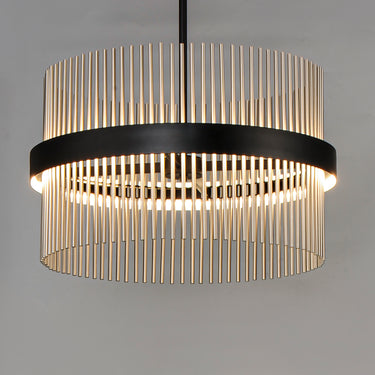 ET2 Chimes 24" LED Pendant WiZ Black/Satin Nickel