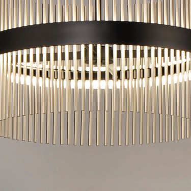 ET2 Chimes 24" LED Pendant WiZ Black/Satin Nickel