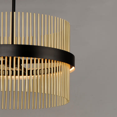 ET2 Chimes 34" LED Pendant WiZ Black/Satin Brass