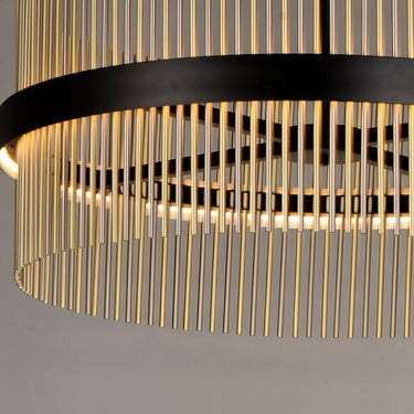 ET2 Chimes 34" LED Pendant WiZ Black/Satin Nickel/Satin Brass