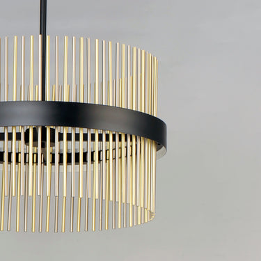 ET2 Chimes 34" LED Pendant WiZ Black/Satin Nickel/Satin Brass
