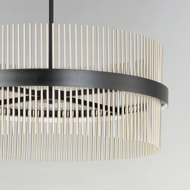 ET2 Chimes 34" LED Pendant WiZ Black/Satin Nickel