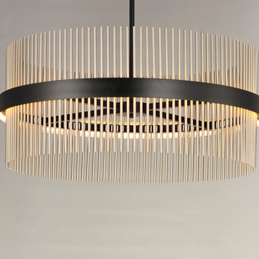 ET2 Chimes 34" LED Pendant WiZ Black/Satin Nickel