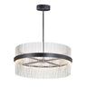 ET2 Chimes 5CCT Select 36" Pendant Black/Satin Nickel