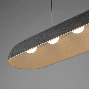 ET2 Wimbledon 41" LED Linear Pendant Dark Gray