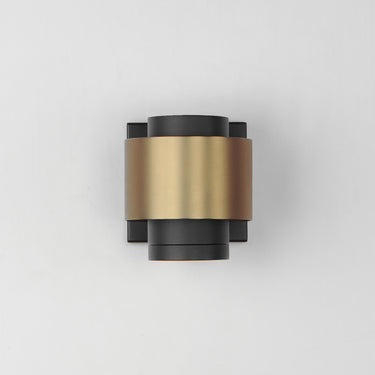 ET2 Reveal Small LED Outdoor Wall Sconce Black/Gold