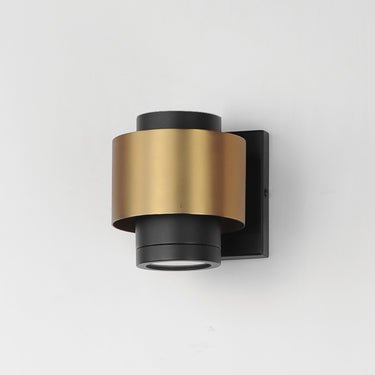 ET2 Reveal Small LED Outdoor Wall Sconce Black/Gold