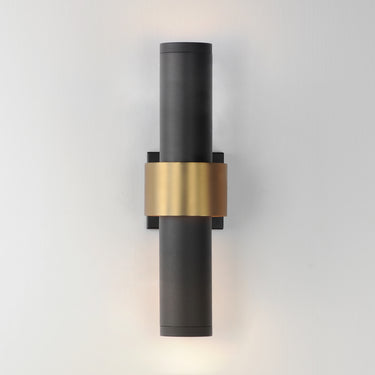 ET2 Reveal Large LED Outdoor Wall Sconce Black/Gold
