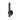 ET2 Reveal Outdoor banded tube wall sconce, 14 in Black, front view