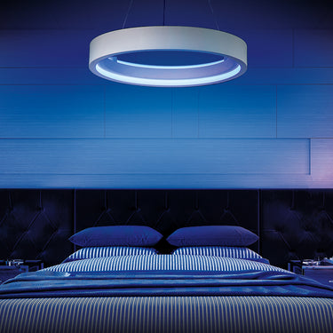 ET2 iCorona Friends of Hue LED Pendant Matte White