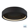 ET2 iCorona 24" LED Flush Mount WiZ Color Black
