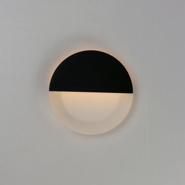 ET2 Alumilux: Glow LED Outdoor Wall Sconce Black
