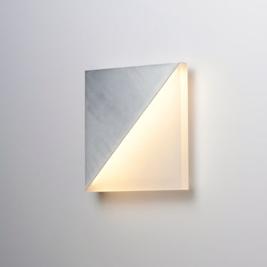 ET2 Alumilux: Glow LED Outdoor Wall Sconce Satin Aluminum