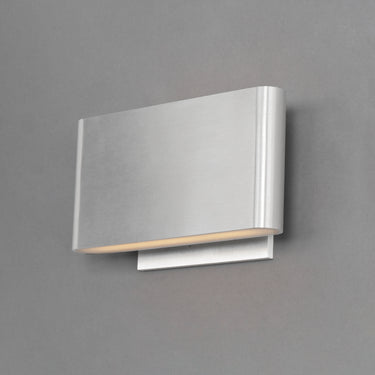 ET2 Alumilux: Spartan LED Outdoor Wall Sconce Satin Aluminum