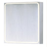 ET2 Alumilux: Outline LED Outdoor Wall Sconce Satin Aluminum