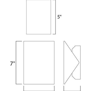 ET2 Alumilux: Tilt LED Outdoor Wall Sconce White