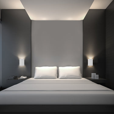 ET2 Alumilux: Tilt LED Outdoor Wall Sconce White