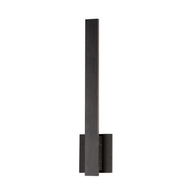 ET2 Alumilux Line linear aluminum outdoor wall light, 18 in Architectural Bronze, front view