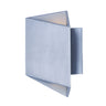 ET2 Alumilux: Facet LED Outdoor Wall Sconce Satin Aluminum