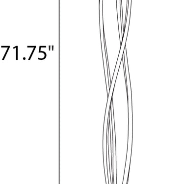 ET2 Cyclone LED Floor Lamp Matte White