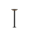 ET2 Alumilux: Bollard Dish Light with  16" Pole Black