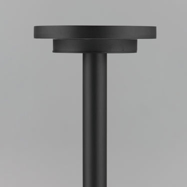 ET2 Alumilux: Bollard Light with  24" Pole Black