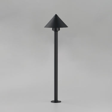 ET2 Alumilux: Bollard Cone Light with  16" Pole Black