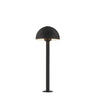 ET2 Alumilux: Bollard Dome Light with  16" Pole Black