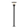 ET2 Alumilux: Bollard Fountainhead Light with  24" Pole Black