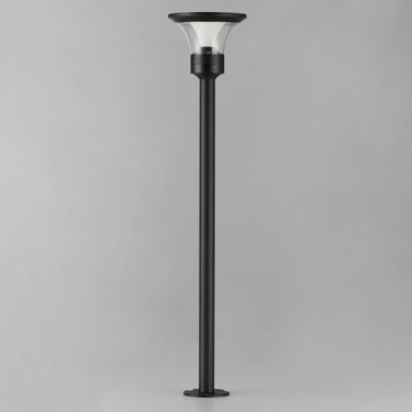 ET2 Alumilux: Bollard Fountainhead Light with  24" Pole Black