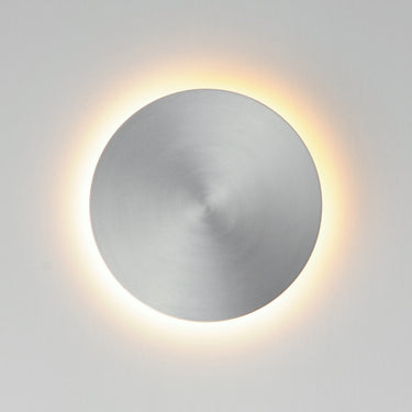 ET2 Alumilux: Dish LED Outdoor Wall Sconce Satin Aluminum