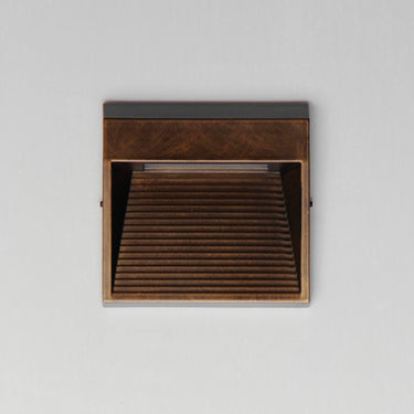 ET2 Steppes Small LED Outdoor Wall Sconce Antique Bronze