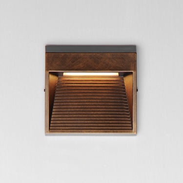ET2 Steppes Small LED Outdoor Wall Sconce Antique Bronze