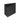 ET2 Fractal faceted cast aluminum outdoor wall light, 6.5 x 7.5 in Black, front view