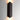 ET2 Fractal faceted cast aluminum outdoor wall light, 6.5 x 23.5 in Architectural Bronze, lit with warm light washing up and down the wall