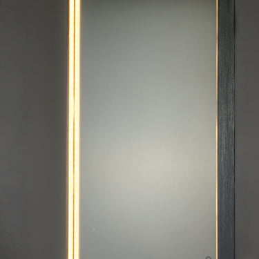 ET2 24" x 31.5" Rectangular LED Mirror Brushed Aluminum