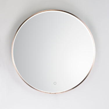 ET2 27.5" Round LED Mirror Anodized Bronze