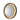 ET2 Floating LED Mirror Round 23.5" Gold Leaf/Black