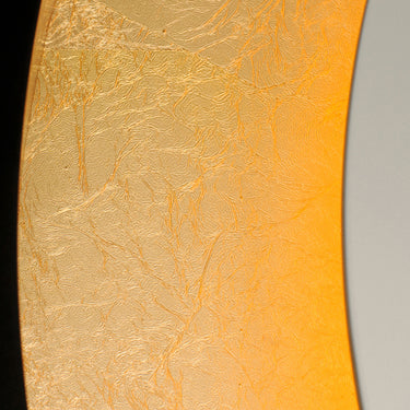 ET2 Floating LED Mirror Round 23.5" Gold Leaf/Black