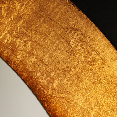 ET2 Floating LED Mirror Square 31.5" Gold Leaf/Black