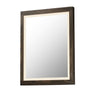 ET2 Sawyer 24"x32" Walnut Framed LED Mirror Walnut