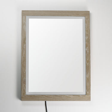 ET2 Sawyer 24"x32" Oak Framed LED Mirror Oak