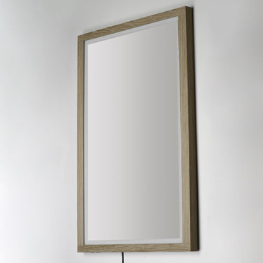 ET2 Sawyer 48"x32" Oak Framed LED Mirror Oak