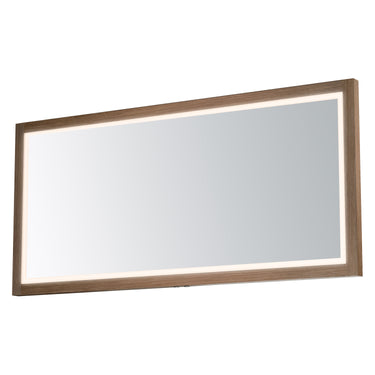 ET2 Sawyer 68"x32" Oak Framed LED Mirror Oak