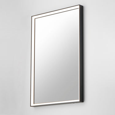 ET2 Bevel 24"x30" LED Mirror 2CCT Brushed Black