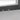 ET2 Bevel LED mirror, 24 x 30 in Brushed Black, close-up of the lower frame edge with two small recessed lights